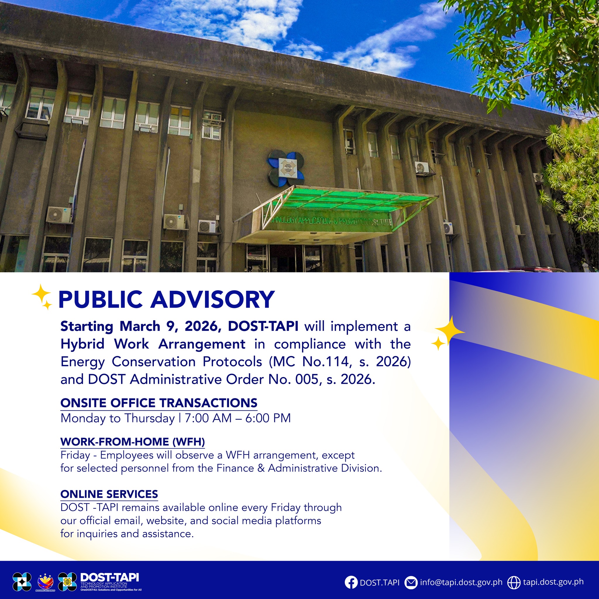 Onsite Office Transactions